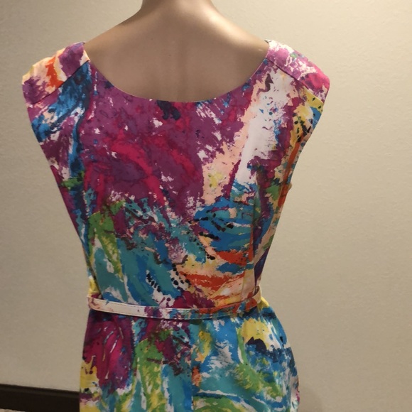 Spense Multicolored Dress Size 4 - Picture 2 of 10